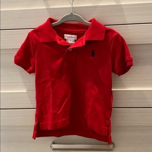 Ralph Lauren kids red polo shirt